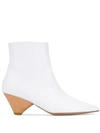 CHRISTIAN WIJNANTS POINTED CONE HEEL BOOTS