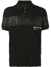 PHILIPP PLEIN METALLIC LOGO POLO SHIRT