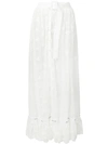 OFF-WHITE BELTED MAXI SKIRT