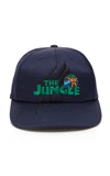 JUST DON THE JUNGLE EMBROIDERED SATIN BASEBALL HAT,693681