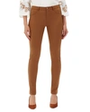 Lafayette 148 Mercer Acclaimed Stretch Mid-rise Skinny Jeans In Maple