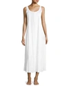Hanro Cotton Deluxe Long Tank Gown In Light Pink