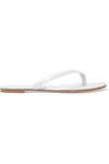 GIANVITO ROSSI LEATHER FLIP FLOPS