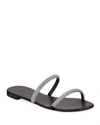 Giuseppe Zanotti Croisette Crystal-embellished Sandals In Black