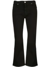 FEDERICA TOSI CROPPED SLIT TROUSERS