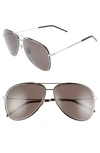 SAINT LAURENT 61MM AVIATOR SUNGLASSES,SL 294F001