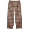 GUCCI Checked wool-blend trousers
