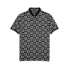 DOLCE & GABBANA Black logo-print cotton polo shirt