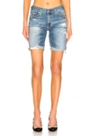 Ag Nikki Relaxed Skinny Denim Shorts In 16 Years Indigo Deluge Destructed