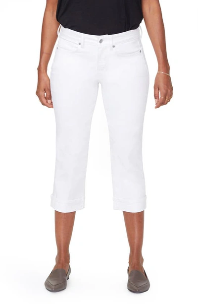 Nydj Marilyn Straight Leg Capri Jeans In White