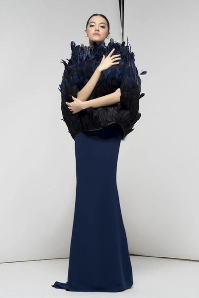 Isabel Sanchis 2-piece Ocean Gown And Jacket