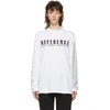 YANG LI YANG LI WHITE SAMIZDAT REFERENCE LONG SLEEVE T-SHIRT