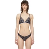 FLEUR DU MAL FLEUR DU MAL NAVY LACE CHATEAU TRIANGLE BRA