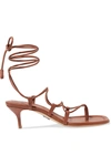 PAUL ANDREW WRAP IT UP LEATHER SANDALS