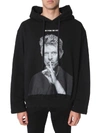 Ih Nom Uh Nit David Bowie Print Hoodie In Nero