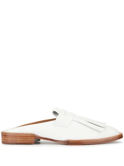 Clergerie Yumi Mules - 白色 In White