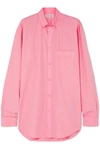 BALENCIAGA OVERSIZED PRINTED COTTON SHIRT