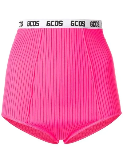 Gcds 罗纹裙裤四角裤 - 粉色 In Pink