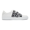 GIVENCHY White 4G Elastic Urban Knots Sneakers