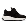 MM6 MAISON MARGIELA MM6 MAISON MARGIELA SSENSE EXCLUSIVE BLACK BOW FLARE SNEAKERS