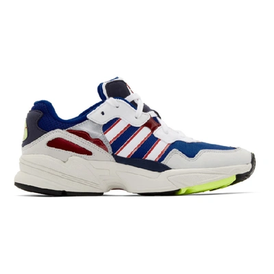 Adidas Originals Adidas Yung-96 Trainers - White In Blue