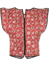 ISABEL MARANT ÉTOILE ISABEL MARANT ÉTOILE MANDIE VEST TOP - RED