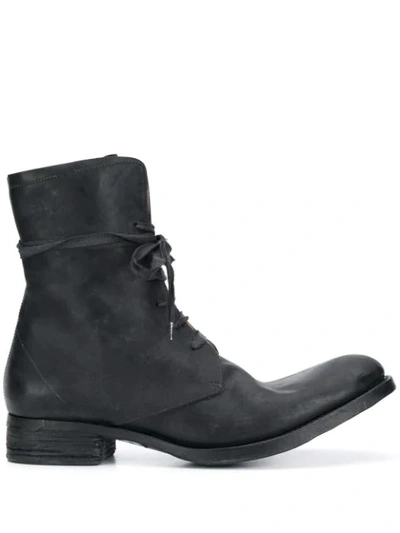 A Diciannoveventitre A12 Cordovan Boots - 黑色 In Black