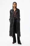 ALEXANDER WANG acid wash trench coat