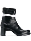 ALYX 1017 ALYX 9SM CHUNKY HEEL ANKLE BOOTS - 黑色