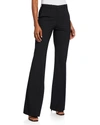 Theory Demitria 2 Stretch Wool Suit Pants In Black