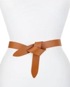 Isabel Marant Interwoven Leather Belt In Natural