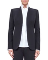 AKRIS SHAWL-COLLAR WOOL JACKET,PROD125523854