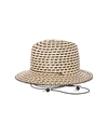 GIGI BURRIS Pacific Hat in Natural/Black