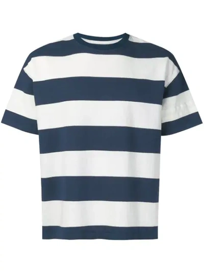 Facetasm Striped T-shirt - 蓝色 In Blue