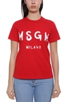 MSGM MSGM LOGO PRINT T