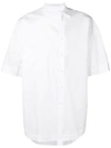 ADER ERROR ADER ERROR OVERSIZED SHORTSLEEVED SHIRT - WHITE