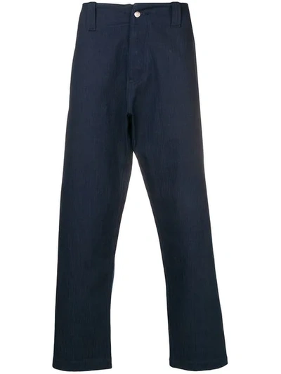 Société Anonyme Straight-leg Trousers In Blue