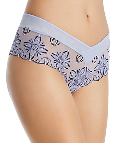 Chantelle Champs-elysees Lace Hipster In Blue