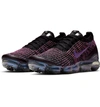 Nike Air Vapormax 3 Metallic Flyknit Sneakers In Black/ Racer Blue/ Fuchsia