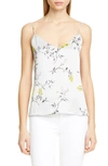 L AGENCE JANE PRINT SILK CAMISOLE,4713DBH