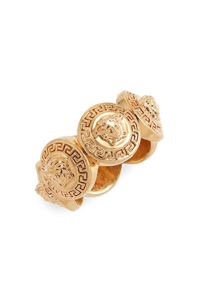 Versace Medusa Tribute Ring In Tribute Gold