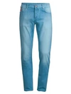 ISAIA MEN'S SLIM-FIT FADED JEANS,0400099508330