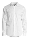 JOHN VARVATOS Slim-Fit Cotton Jacquard Sport Shirt