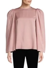 VALENTINO Puff Shoulder Blouse