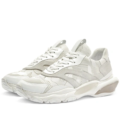 Valentino Garavani Valentino Tonal Camo Bounce Sneaker In White