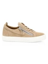 GIUSEPPE ZANOTTI Suede Low-Top Trainers