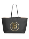 BALMAIN Medium Leather Shopping Bag