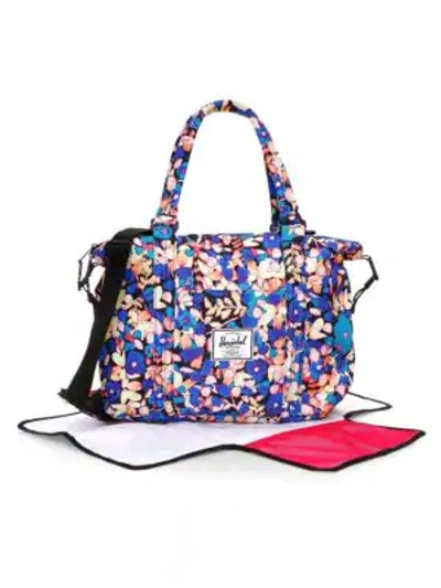 Herschel Supply Co Strand Srout Floral Print Diaper Bag In Multi