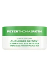 Peter Thomas Roth Cucumber De-tox Hydra-gel Eye Patches 60 Pads-30 Treatments 60 Pads-30 Treatments