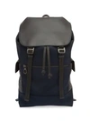 BOTTEGA VENETA Leather & Canvas Backpack